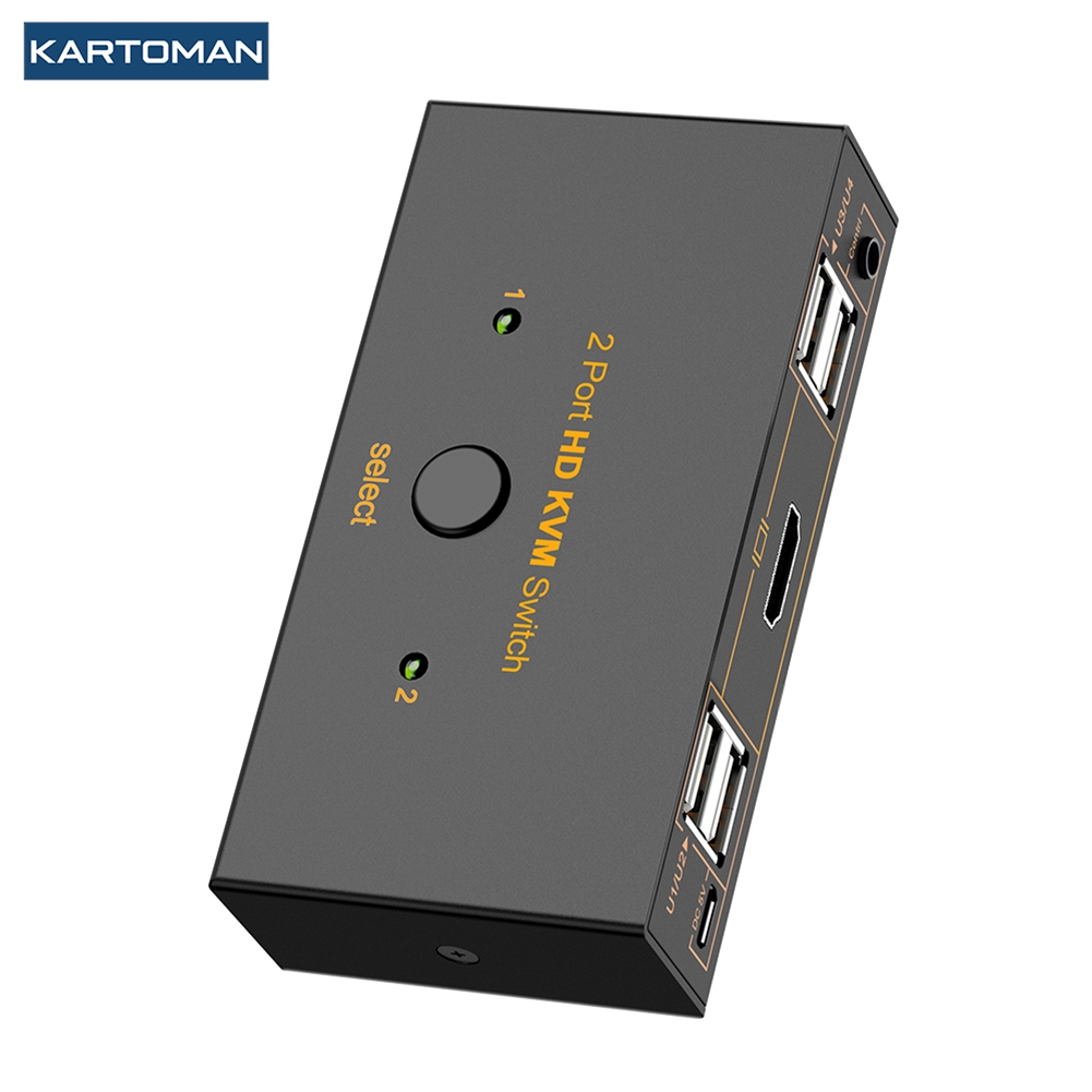 KVM switch USB 2.0 HDMI-compat - Controller Adapter Usb 评论和价格