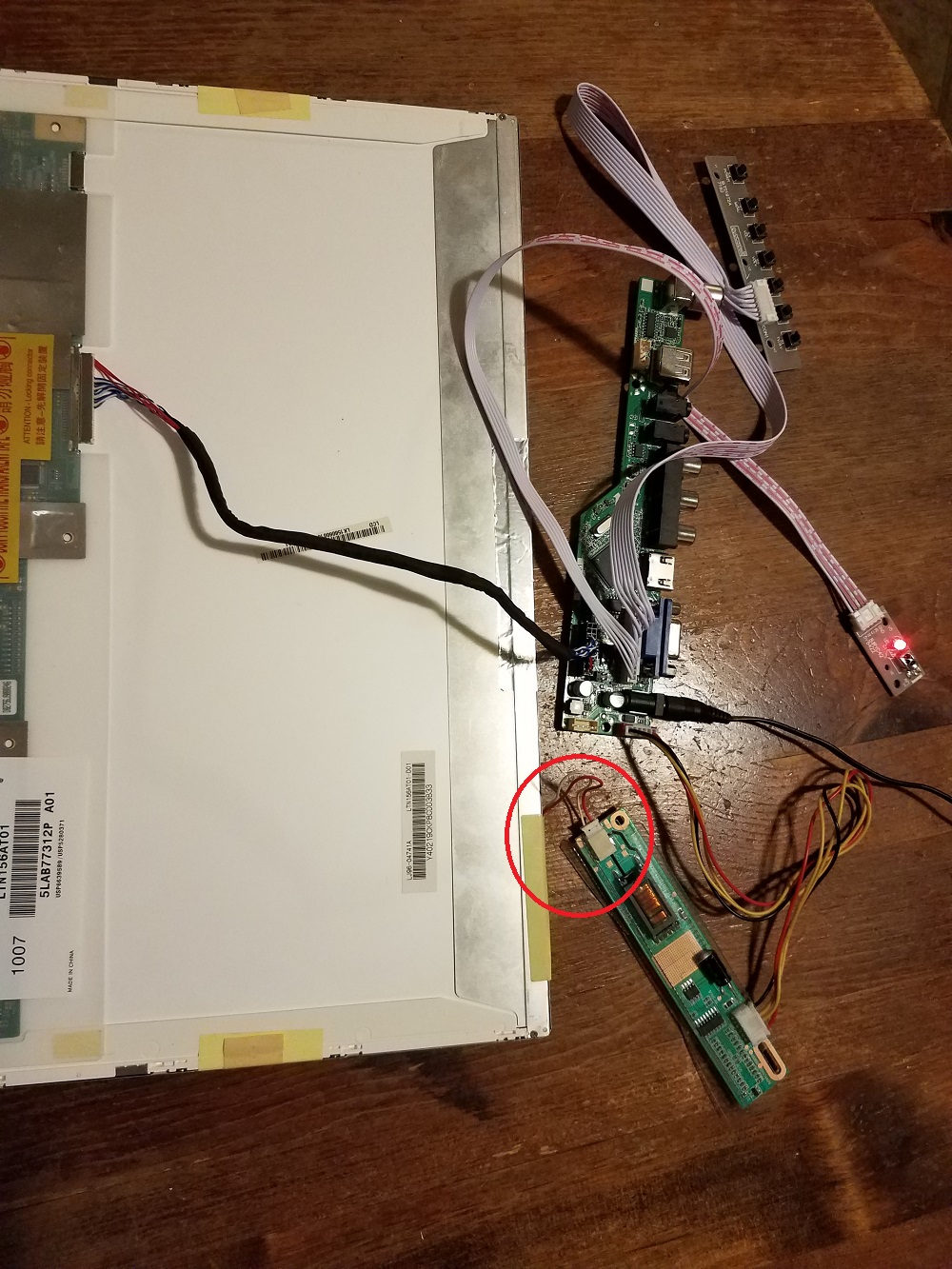 TV56 controller board kit with - Controller Adapter Usb 评论和价格