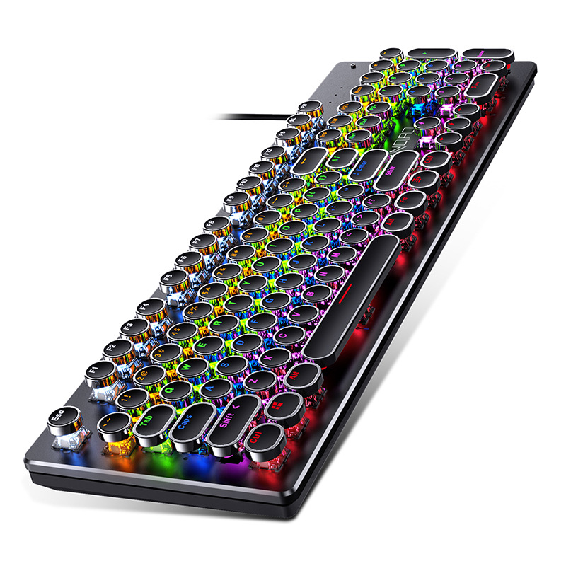 Retro Punk Mechanical Keyboard - Retro Gaming Kc 评论和价格