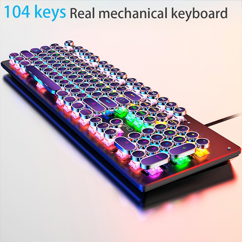 Retro Punk Mechanical Keyboard - Retro Gaming Kc 评论和价格