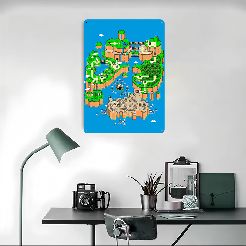 Dinosaur Land Metal Poster Cus - Retro Gaming Island 评论和价格