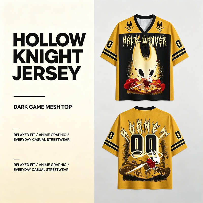 Hollow Knight Inspired “Half W - Retro Gaming Jersey 评论和价格