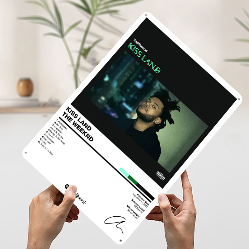The Weeknd - Kiss Land Tinplat - Retro Gaming Island 评论和价格