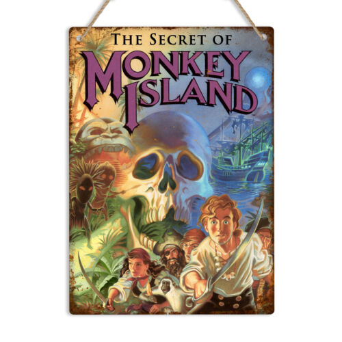 MONKEY ISLAND Amiga Vintage Re - Retro Gaming Decor 评论和价格