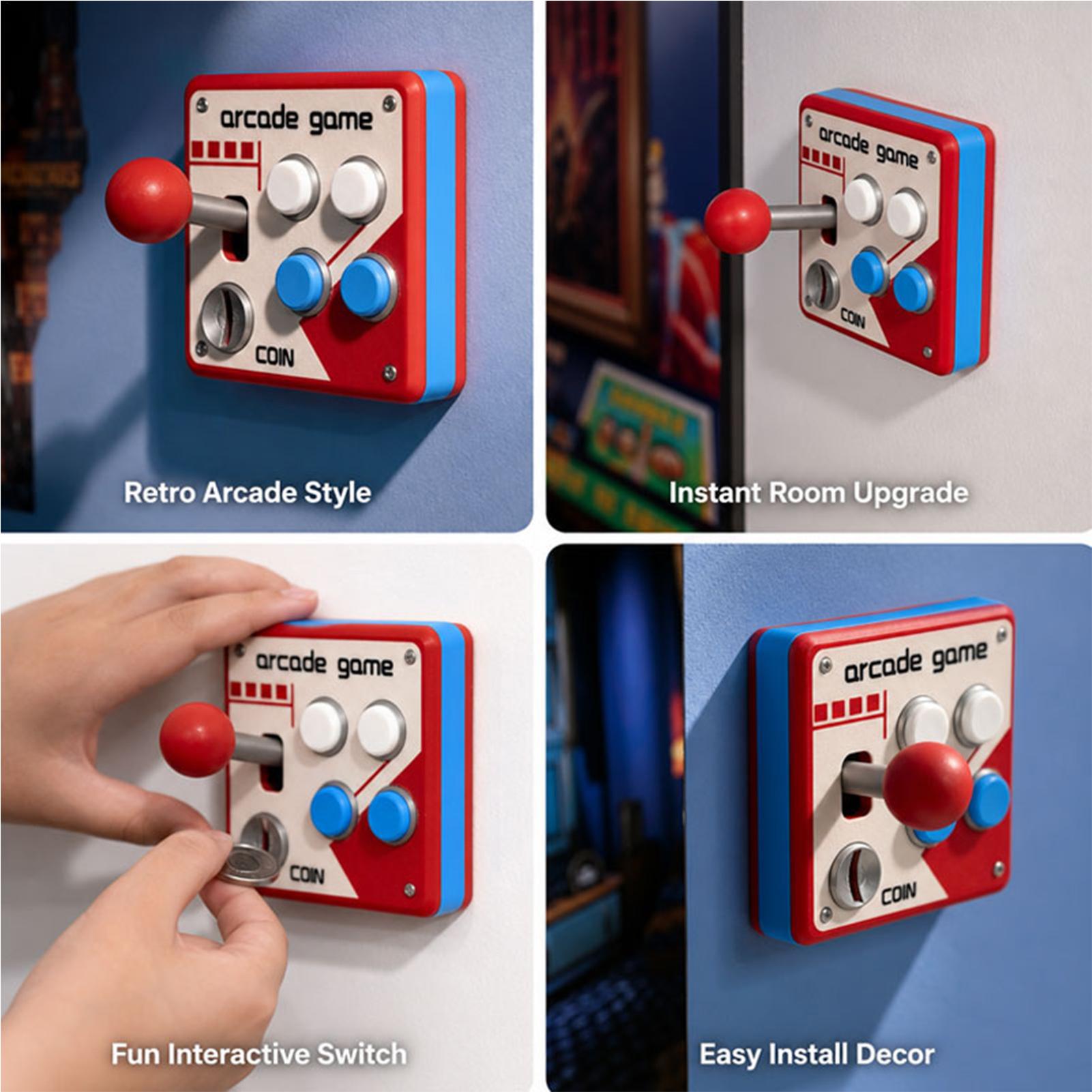 Creative Retro Arcade Game Lig - Retro Gaming Decor 评论和价格