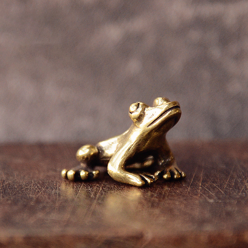 Retro Copper Small Cute Frog F - Retro Gaming Decor 评论和价格