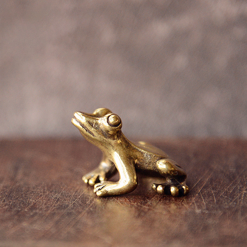 Retro Copper Small Cute Frog F - Retro Gaming Decor 评论和价格