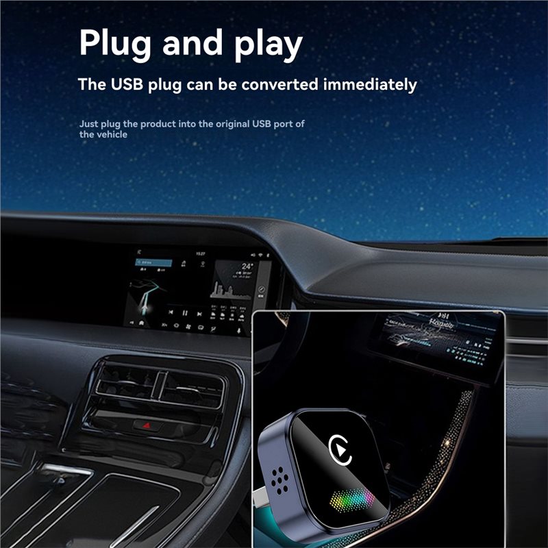 Wireless Carplay 2In1 Android  - Controller Adapter Usb 评论和价格