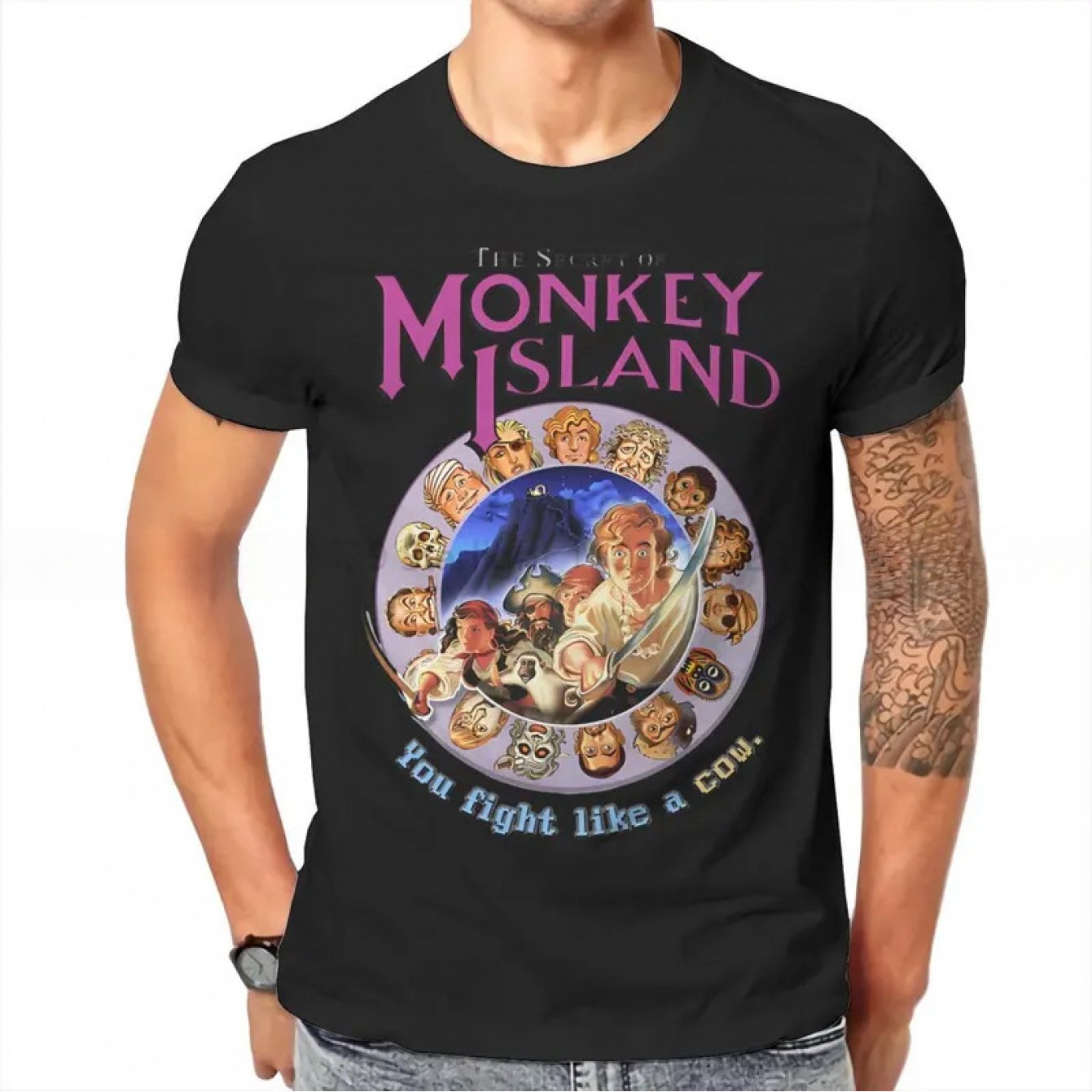 Men's Secret of Monkey Island  - Retro Gaming Island 评论和价格