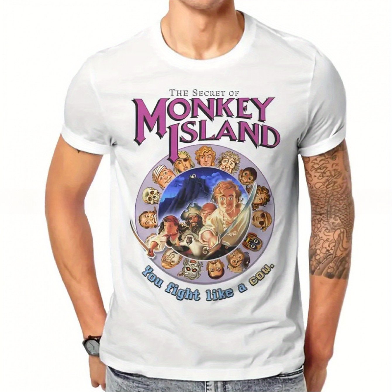 Men's Secret of Monkey Island  - Retro Gaming Island 评论和价格