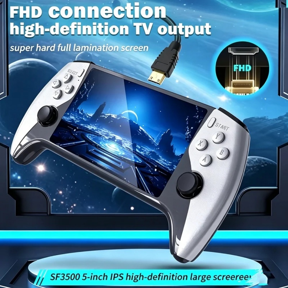 SF3500 5 inch Handheld Game Co - Retro Gaming Console 评论和价格